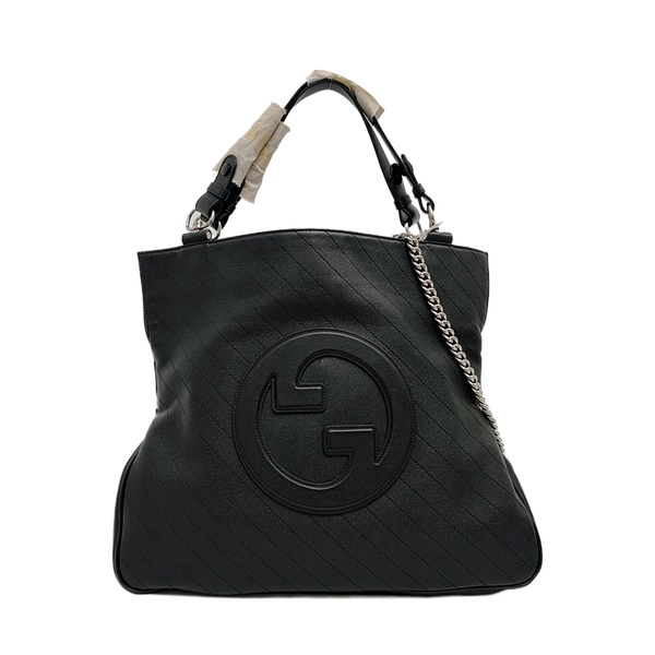 Blondie Medium Quilted Calfskin Black