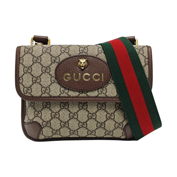 Neo Vintage Small Monogram Coated Canvas Beige