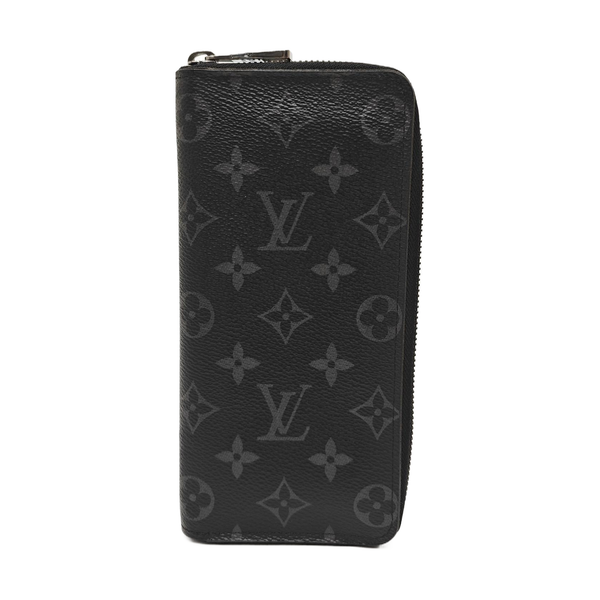 CLÉMENCE Monogram Coated Canvas Gray Wallet