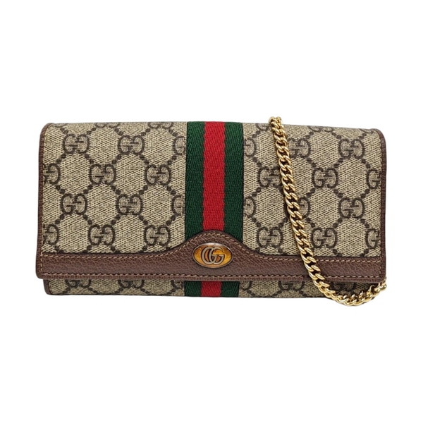 Ophidia Mini Monogram Coated Canvas Beige
