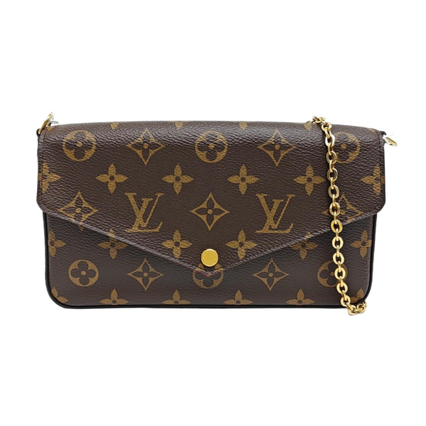 FÉLICIE Monogram Coated Canvas Brown