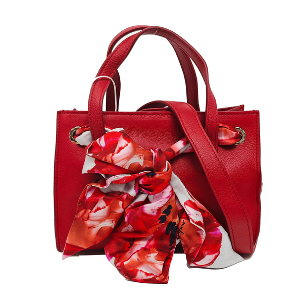 Calfskin Tote Bag Red