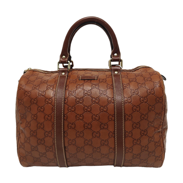Joy Medium Monogram Calfskin Brown