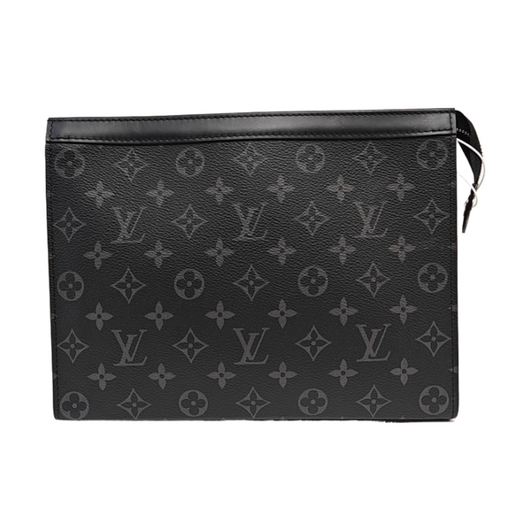 Pochette Voyag MM Monogram Coated Canvas Black