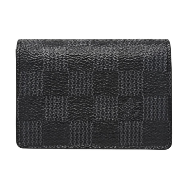 ENVELOPPE Damier Graphite Coated Canvas Gray Card Holder