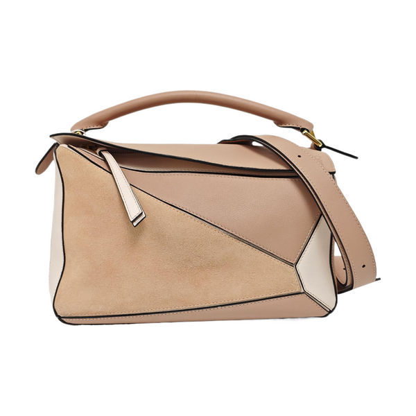 Puzzle Medium Calfskin Pink
