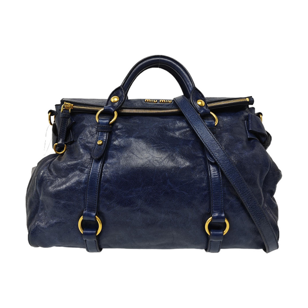 Bow Calfskin Blue