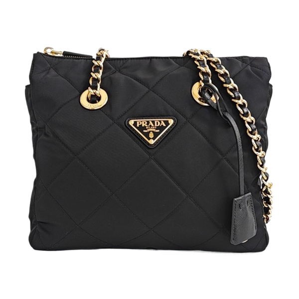 Re-Edition 1995 Chaîne Quilted Nylon Black