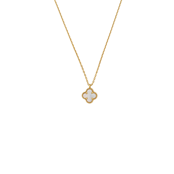 Sweet Alhambra 18k Gold Necklace