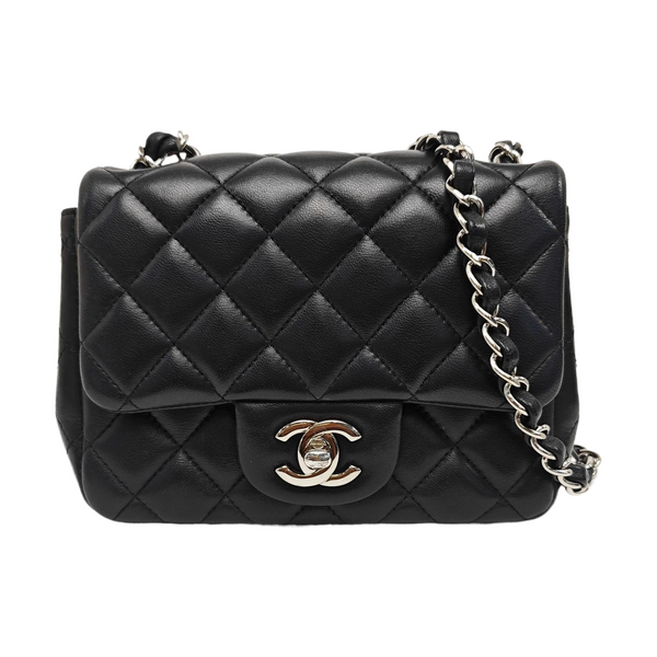CLASSIC FLAP Mini Quilted Lambskin Black