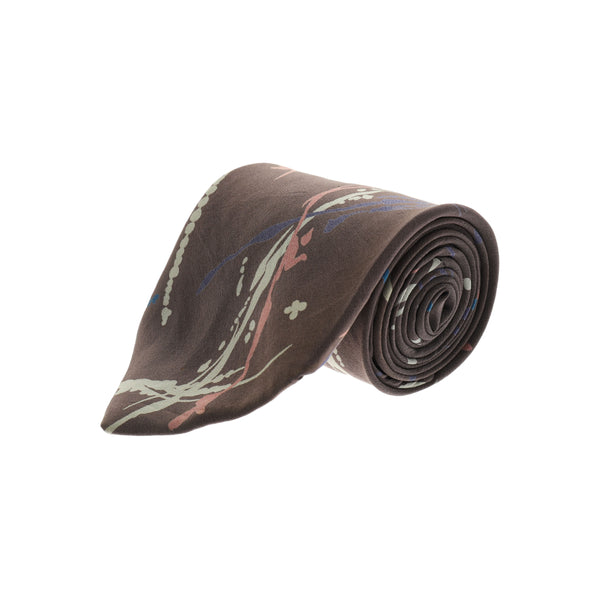 Gray Silk Tie