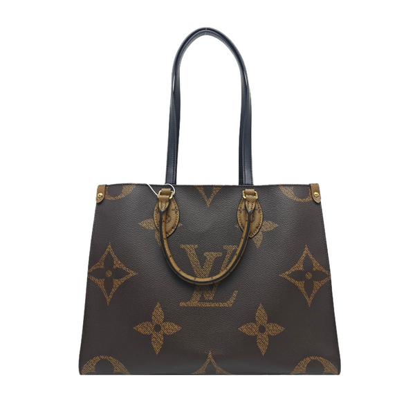 ONTHEGO MM Monogram Coated Canvas Brown
