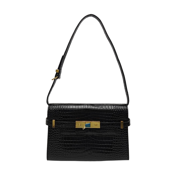 MANHATTAN Small Calfskin Black