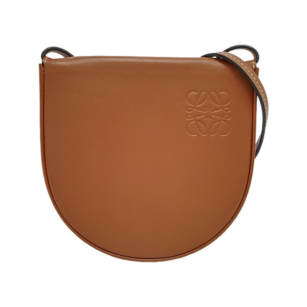 Authenticated pre-owned Heel Small Calfskin Brown - Crossbody Bag at Looply