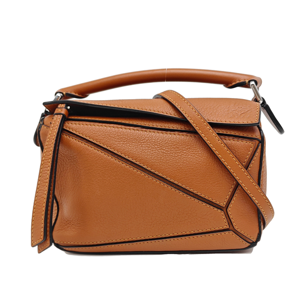 Puzzle Mini Calfskin Brown