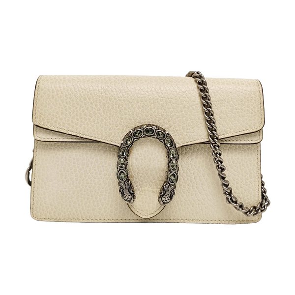 Dionysus Super Mini Calfskin White