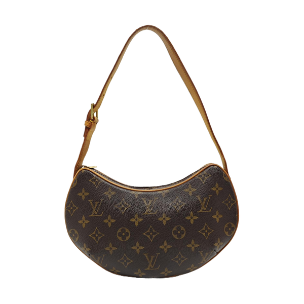 CROISSANT PM Monogram Coated Canvas Brown