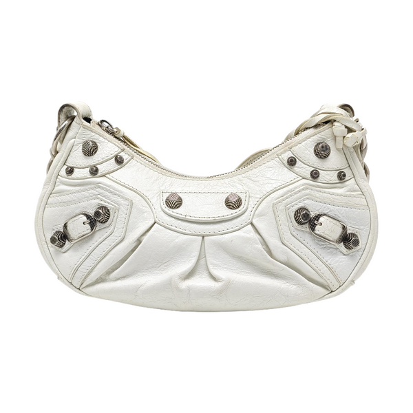 Le Cagole Small Lambskin White