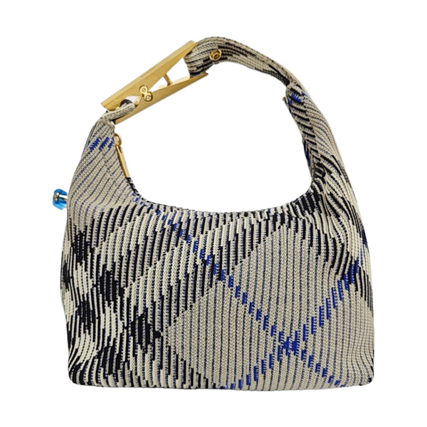 Fabric Top Handle Bag Mini Gray