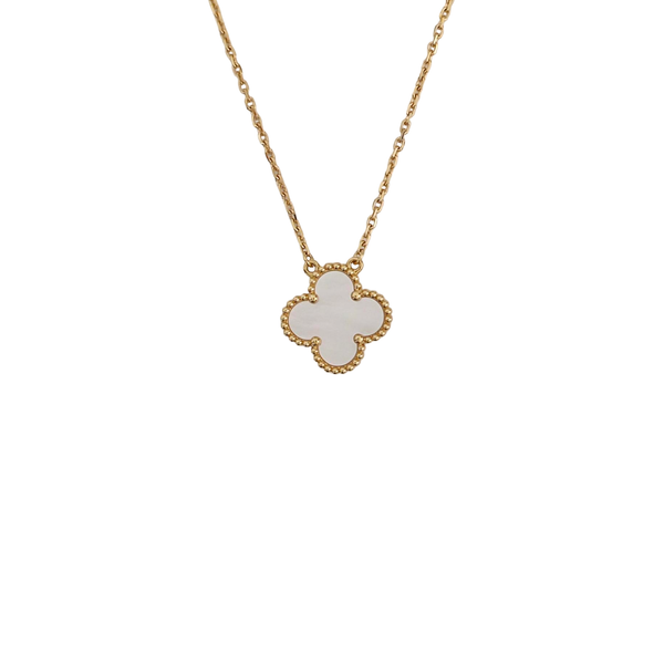 Vintage Alhambra 18k Gold Necklace