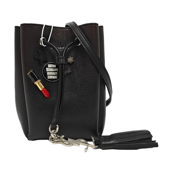 Calfskin Bucket Bag Black