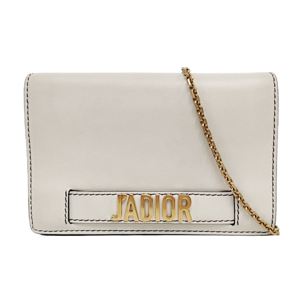 J'adior Calfskin White
