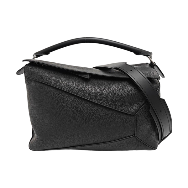 Puzzle Large Calfskin Black