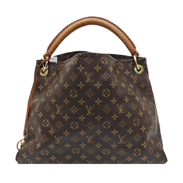 ARTSY MM Monogram Coated Canvas Brown