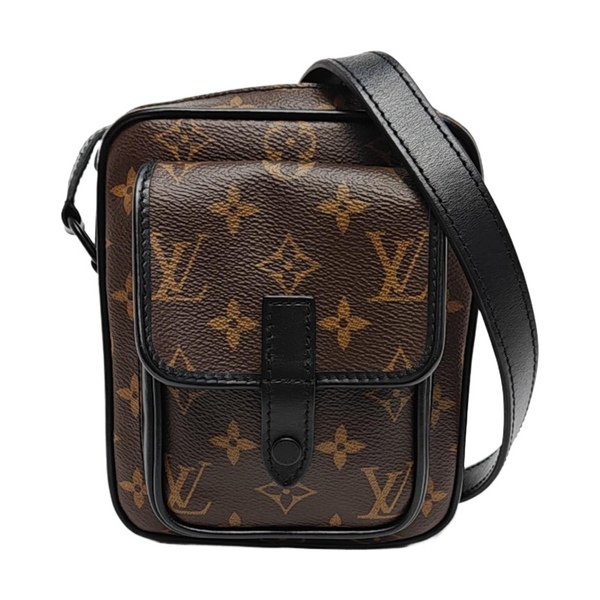 CHRISTOPHER Monogram Coated Canvas Brown