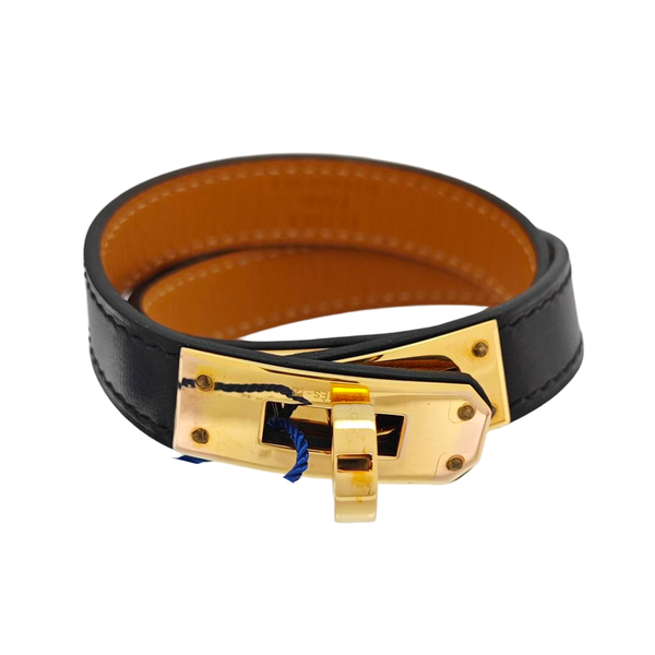 Kelly Metal Black Bangle