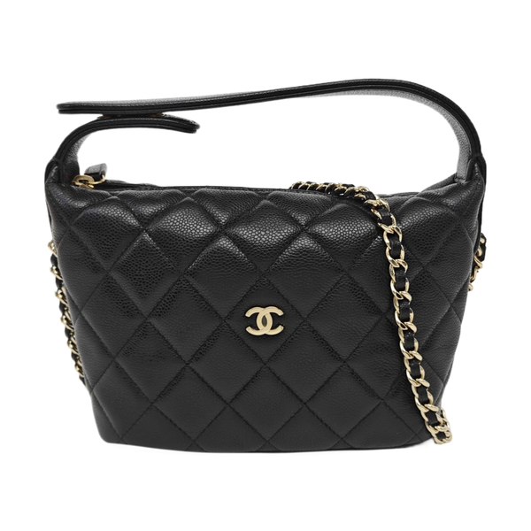 HOBO Quilted Grained Calfskin Black