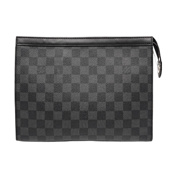 Pochette Voyag MM Damier Graphite Coated Canvas Gray
