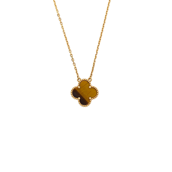 Vintage Alhambra 18k Gold Necklace