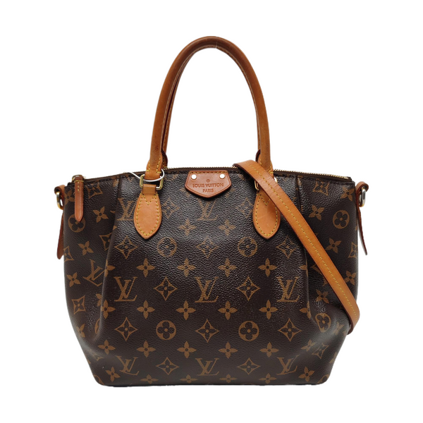 TURENNE Monogram Coated Canvas Brown