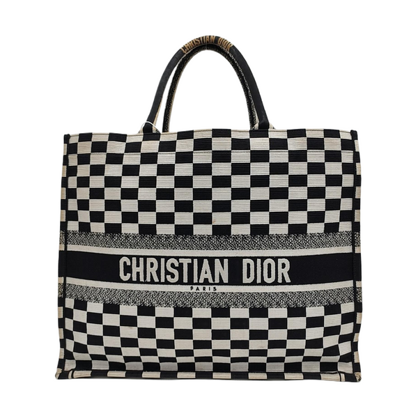 Book Tote Large Canvas Black
