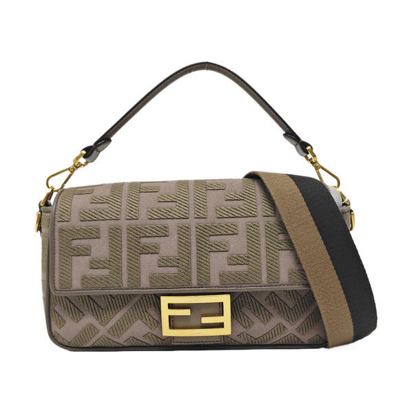 Authenticated pre-owned Baguette Medium Fabric Brown - Shoulder Bag at Looply