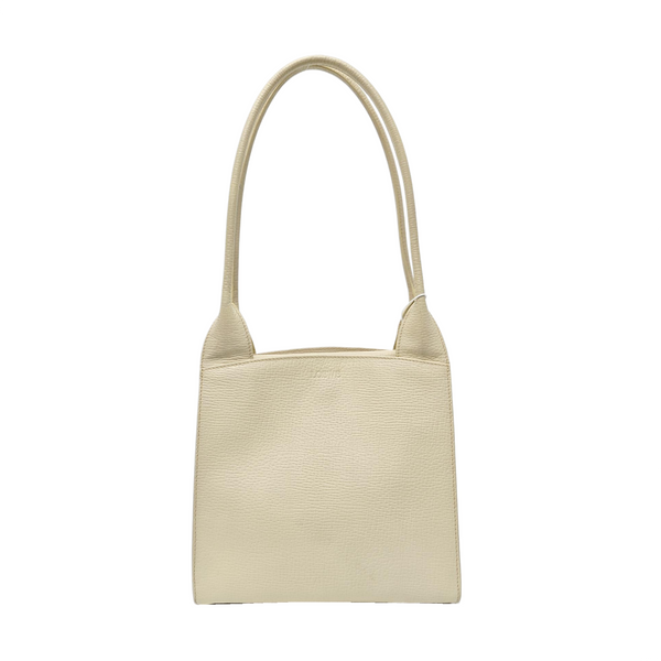 Calfskin Top Handle Bag Beige