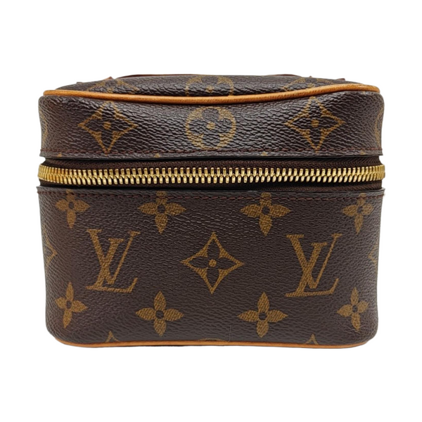 NICE Super Mini Monogram Coated Canvas Brown