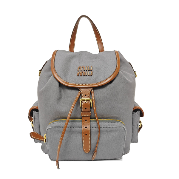 Canvas Backpack Gray