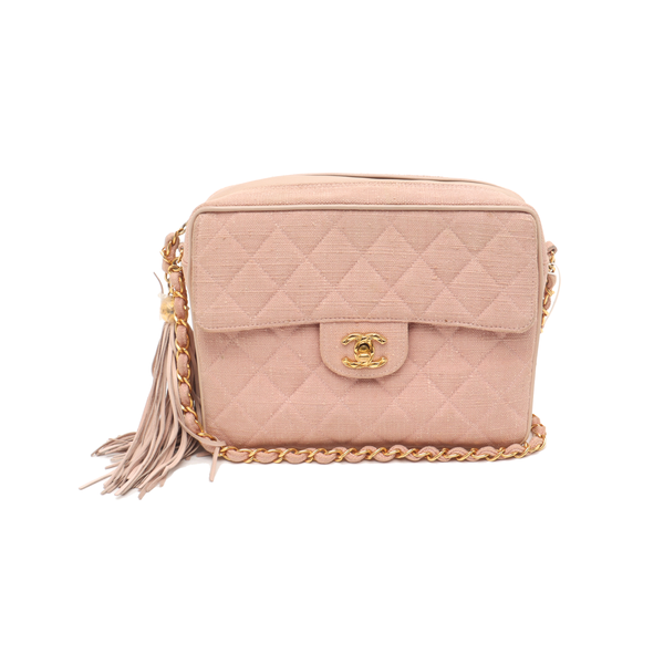 VINTAGE HOUSE Quilted Canvas Pink