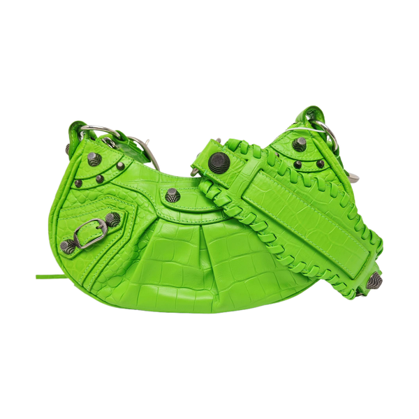 Le Cagole S Lambskin Green