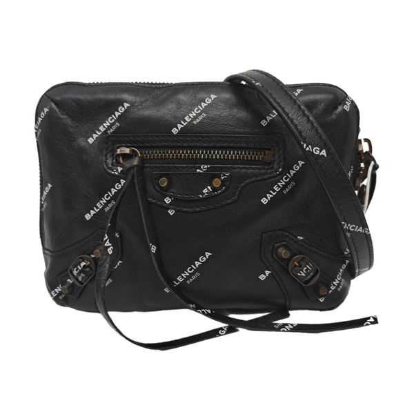 Calfskin Shoulder Bag Black
