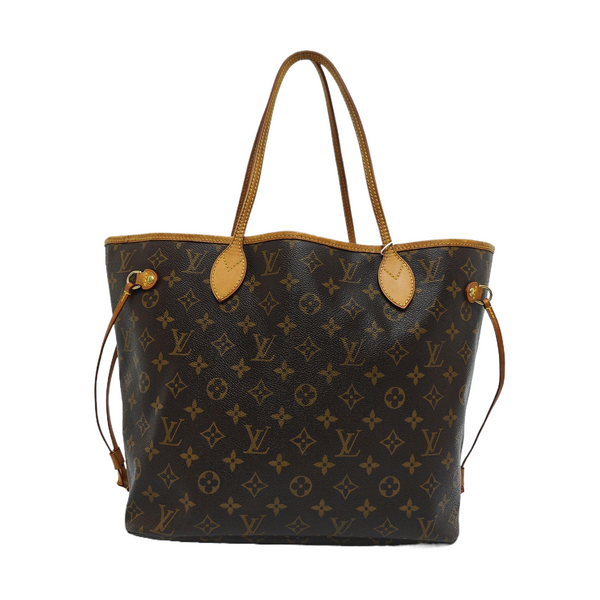 NEVERFULL MM Monogram Coated Canvas Brown