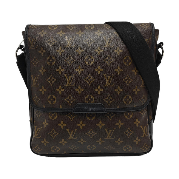 Monogram Coated Canvas Shoulder Bag Brown