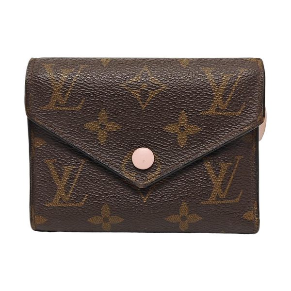 VICTORINE Monogram Coated Canvas Brown Wallet