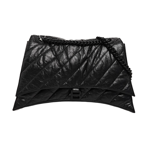 Crush Quilted Calfskin Black