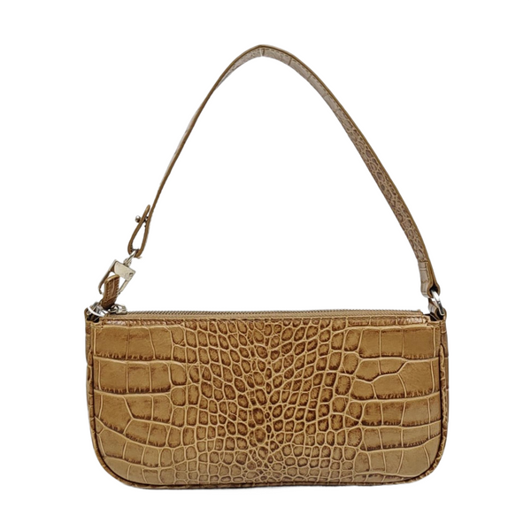 Calfskin Shoulder Bag Beige