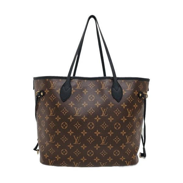 NEVERFULL INSIDE OUT MM Monogram Calfskin Black