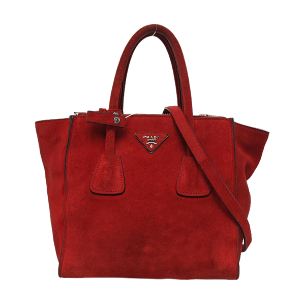 Glace Calf Suede Red