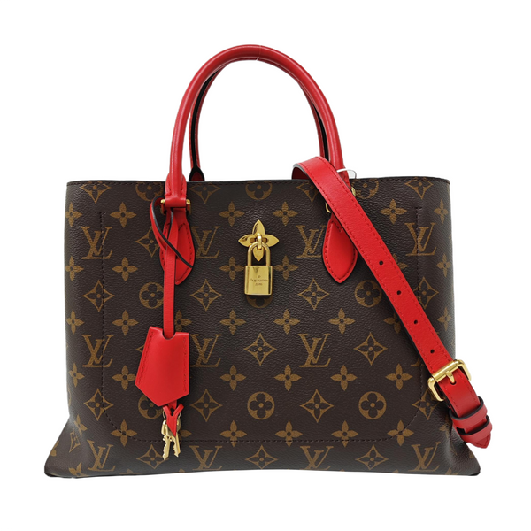 FLOWER Monogram Coated Canvas Brown